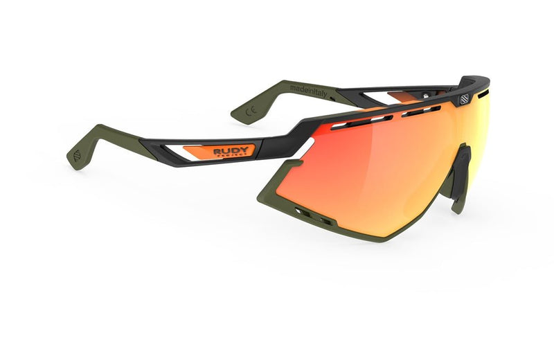 Rudy Project DEFENDER Stripes Black Matte/Black - Multilaser Orange - Optica