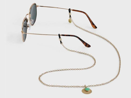 Georgi Green Charm Glasses Chain