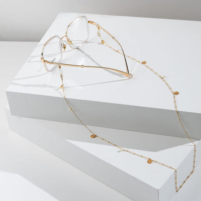 Optica Pure 18k Gold Chain with Bahraini Pearls - Optica