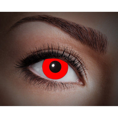 Zoelibat Zoelibat Party Contact Lens UV Flash Red - Optica