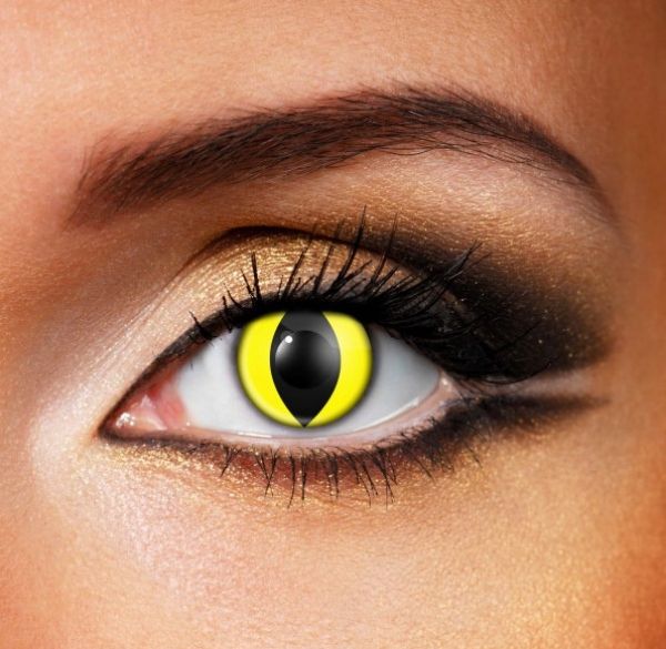 Zoelibat Zoelibat Party Contact Lens Yellow Cat - Optica